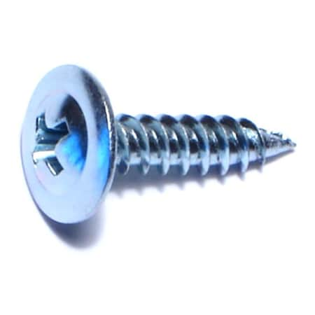 Sheet Metal Screw, #8 X 3/4 In, Zinc Plated Steel Truss Head Phillips Drive, 1284 PK